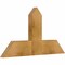 Ekena Millwork Portland Rough Sawn Timber Gable Bracket, Western Red Cedar, 36"W x 19"H x 2"D x 6"F, 13/12 Pitch GBW036X19X0206POR00RWR - alternate 5